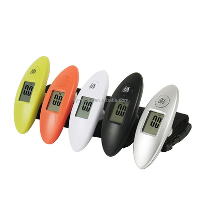 50kg Portable Luggage Scale Kg Lb Plastic Electronic Hanging Weighing Scale Digital Pocket Travel LCD Display ABS