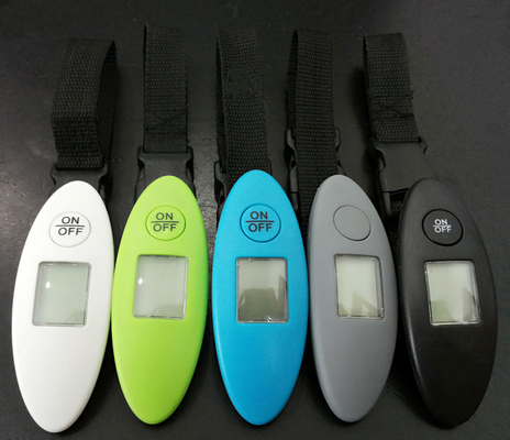 50kg Portable Luggage Scale Kg Lb Plastic Electronic Hanging Weighing Scale Digital Pocket Travel LCD Display ABS