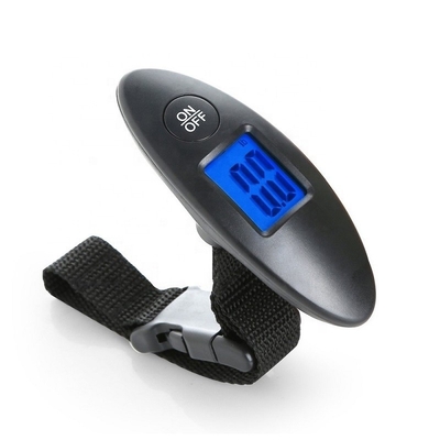 Travel-Friendly Portable Mini Digital Luggage Scale with CR2032 Battery and ABS Plastic Strap/hook