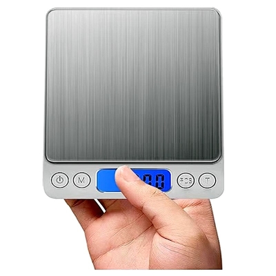 ABS Plastic Jewelry Scale I2000 Portable 2000g Mini Digital Weighing Scale 0.1g High Precision for Weight Measurement