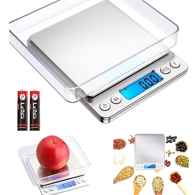 ABS Plastic Jewelry Scale I2000 Portable 2000g Mini Digital Weighing Scale 0.1g High Precision for Weight Measurement