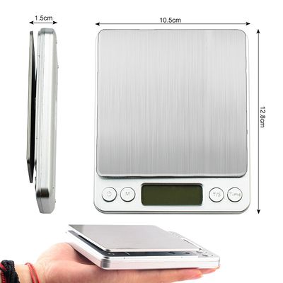 Low MOQ Digital Kitchen Scale with and Weight Measuring Function in Metal Wire-drawing Stainless Steel