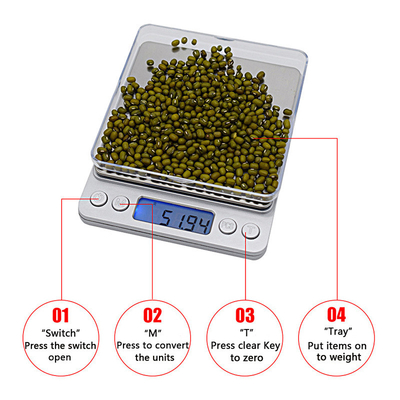 Low MOQ Digital Kitchen Scale with and Weight Measuring Function in Metal Wire-drawing Stainless Steel