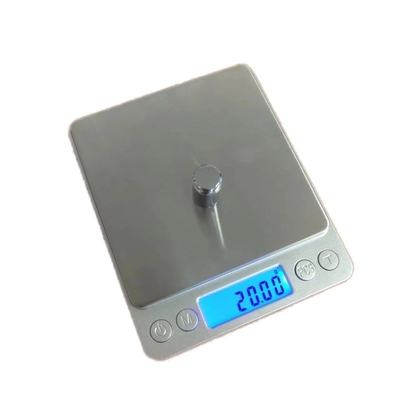 Kitchen Food Weighing Scale Smart Electronic Digital Stainless Steel 500g Capacity with Measure Bowl