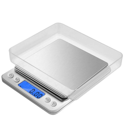 Kitchen Food Weighing Scale Smart Electronic Digital Stainless Steel 500g Capacity with Measure Bowl