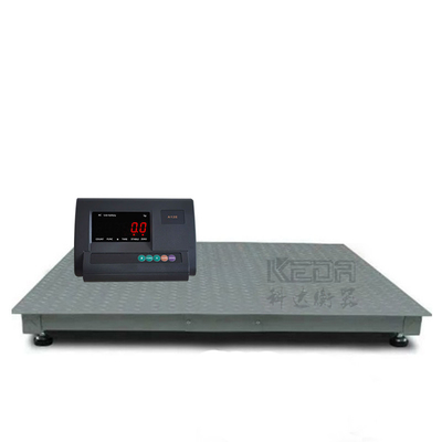 Keda Scales Heavy Duty Weight Scales 1000kg 3000kg Most Accurate Electronic Floor Scale Mild Steel AC220V 50HZ Power Supply