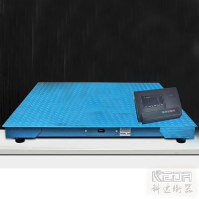 Keda Scales Heavy Duty Weight Scales 1000kg 3000kg Most Accurate Electronic Floor Scale Mild Steel AC220V 50HZ Power Supply