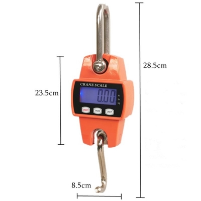200kg/100g Accuracy Crane Scale Weight 300kg 150kg 500kg Heavy Duty Hanging Hook Scales Portable Digital Stainless Steel