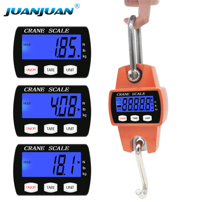 200kg/100g Accuracy Crane Scale Weight 300kg 150kg 500kg Heavy Duty Hanging Hook Scales Portable Digital Stainless Steel