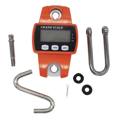 200kg/100g Accuracy Crane Scale Weight 300kg 150kg 500kg Heavy Duty Hanging Hook Scales Portable Digital Stainless Steel