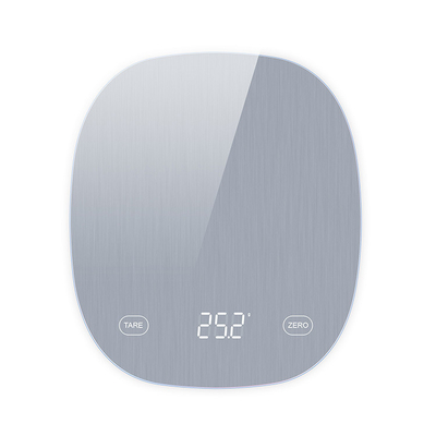 Weight Measuring 1g/0.1oz Division Digital Food Kitchen Scale with Tare Function and Easy Clean Tempered Glass Platform