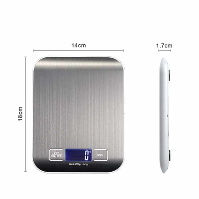 Unit G/lb oz/oz/1ml Digital Electronic Food Kitchen Scale 5kg Stainless Steel Kitchen Scale 2023 for Weight Measuring