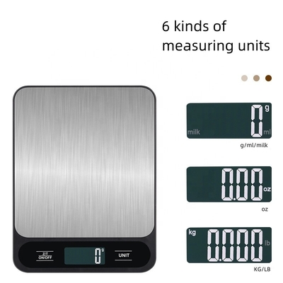 XJH Digital Household Scale WITH LID Super Thin 5KG 10KG 15KG Division 1 G for Kitchen and Household Needs