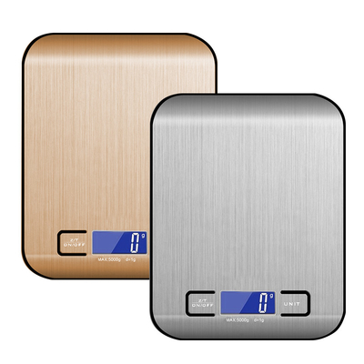 Customized Logo Acceptable Stainless Steel Digital Electronic Balance Kitchen Scale 1 3 5 10kg LCD Mini Gram Coffee Scale