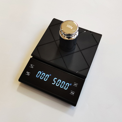 3KG/0.1g Kitchen LCD Digital Coffee Scale with Timer Hand Punch Drip Coffee Features 5KG Household Scale Battery Powered