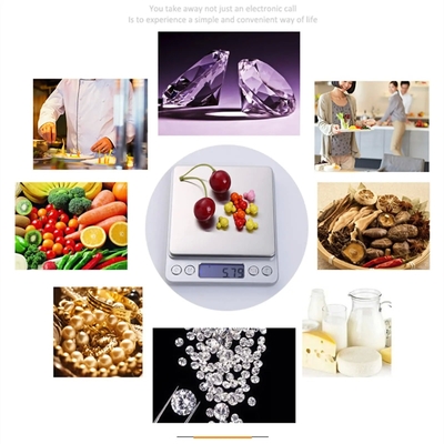 LCD Display Small Digital Kitchen and Jewelry Scale for Weight Measuring in Household