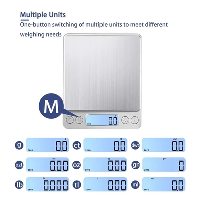 LCD Display Small Digital Kitchen and Jewelry Scale for Weight Measuring in Household