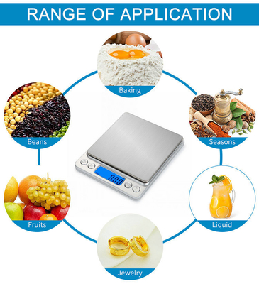 High Accuracy 500G/0.01G Precision Digital Gold Scale Customizable Logo and Package with USB Rechargeable AAA Batteries
