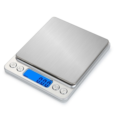 Digital 500g/0.01g Mini Basic LCD Kitchen Scales Button Battery Yes WITH LID 2kg 3kg Small USB Charging Steel Surface Food Scale