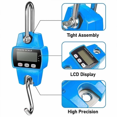 300kg Capacity Mini Digital Crane Weighing Scale with LCD LED Display CE ROHS Compliant OEM Customizable Chinese Hook Type