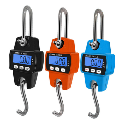 Mini Digital Crane Scale Luggage Fishing Balance Pocket Weight Scale Hook Hanging Checkweigher 300KG powered by Battery