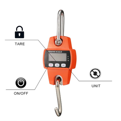 Small Electronic Suspension Luggage Scale 100kg-300kg with LED LCD Display 50g Accuracy OEM Customizable