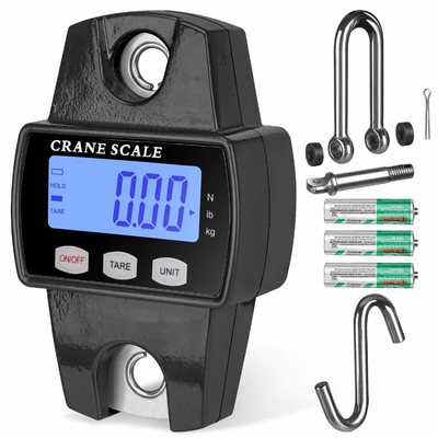 OEM/ODM Supported Portable Mini Crane Scale with 300 kg 660 lb Capacity ABS Stainless Steel Material and LED LCD Display