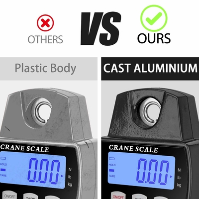 OEM/ODM Supported Portable Mini Crane Scale with 300 kg 660 lb Capacity ABS Stainless Steel Material and LED LCD Display