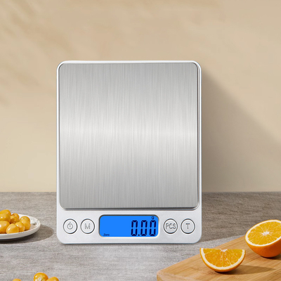 3kg/0.1g Food Weight Measuring Electronic Digital Kitchen Scale 0.01g Power supply 2 PCS AAA Batteries or USB rechargeable