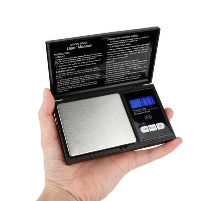 OEM Customizable High Precision Digital Pocket Jewelry Scale 0.01 g Balance LCD Display ABS Material 0.1 g Weighing Scales