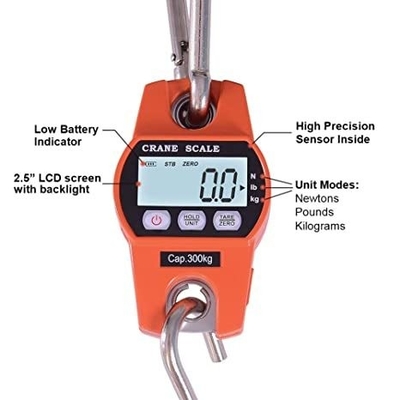 Household Portable 50kg LCD Smart Weight Scale Customizable OEM Hunting Farm Equipment with LED Display