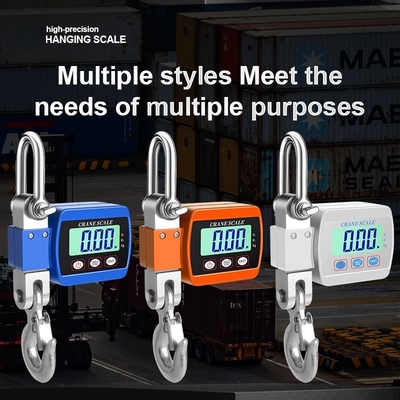 300KG/500KG Capacity Portable Crane Scale Electronic Hanging Weight Scale for Heavy Duty Industrial Applications