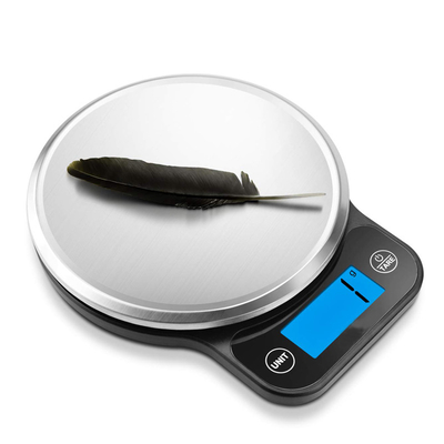 CE ROHS FCC BQB Certified 5KG Capacity Digital Kitchen Scale with 1g Division and Electronic Platform Design Technology