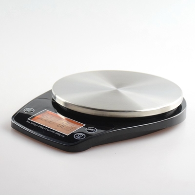 3kg/0.1g LCD Electronic Scales ROUND ABS Stainless Steel Kitchen Timer Balance 3kg/0.1g Coffee Maker Weighing Scale Home
