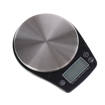 Black Digital Multifunction Kitchen and Food Scale Maximum Weight Recommendation 5kg Digital Display