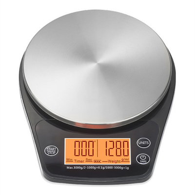 Multi-functional Kitchen Scale with Timer Maximum Weight Recommendation 5kg Digital Display Timer