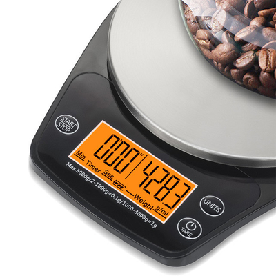 Multi-functional Kitchen Scale with Timer Maximum Weight Recommendation 5kg Digital Display Timer