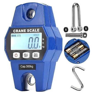 ABS Alloy Steel Diecast Electronic Mini Digital Crane Scale 100kg 200kg 300kg Livestock Hanging Weighing Equipment for Hunting