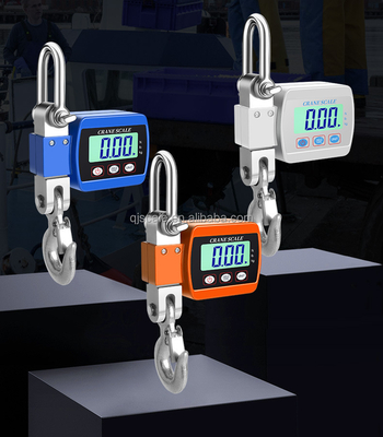 Hanging Scale Digital Electronic 300kg Mini Gram Feature LCD/LED Display Tare Function for Luggage Weighing OEM/ODM