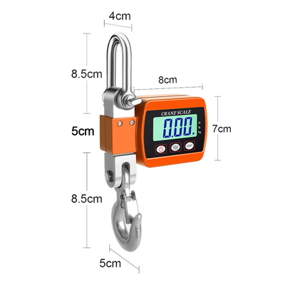 500kg 50g Digital Hanging Crane Scale with LED LCD Display and Digital Display OEM ODM