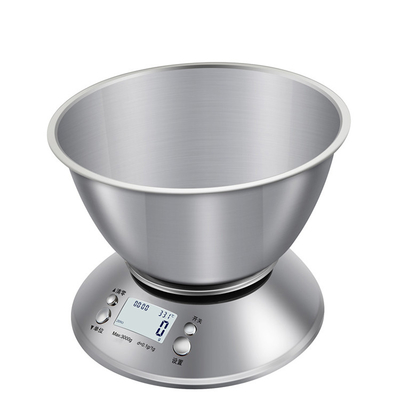 254*85*27 mm Stainless Steel High Accuracy Electronic Digital Kitchen Weight Scale with 5kg Maximum Weight Recommendation