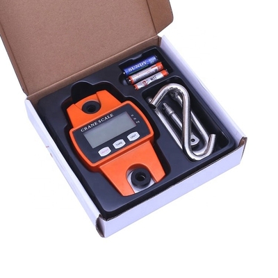 LCD Display ABS Stainless Steel Portable 300kg Digital Crane Game Scale Small Hanging for Fishing or Hunting Customizable