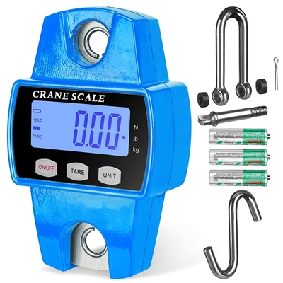 ABS Stainless Steel Digital Crane Weighing Scale 100kg-300kg Capacity LED/LCD Display Tare Function OEM ODM Supported