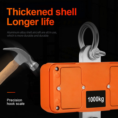 Blue Aluminum Alloy Stainless Steel Precision Hanging Crane Weighing Scale 100kg 300kg 500kg 1000kg 1t With OIML Approval