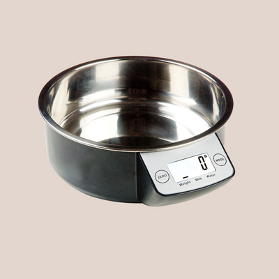 Battery-Powered 5kg 11lb Electronic Kitchen Weight Scale with Bowl and Digital Kitchen Food Scale Accurate Measurements