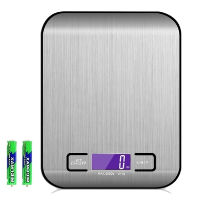 Accurate 5 Kg Digital Kitchen Scales Portable Electronic Scale with LCD Display Smart Design