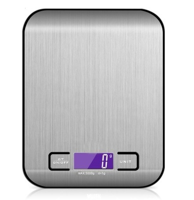 Accurate 5 Kg Digital Kitchen Scales Portable Electronic Scale with LCD Display Smart Design
