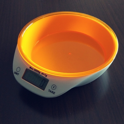 5KG Capacity ROUND Electric Kitchen Scale Digital Kitchen Weighting Scale