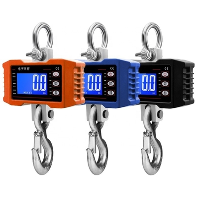 300 Kg Industrial Electronic Crane Scale with Digital LCD Display OEM Steel TCS 100kg 200kg 500kg Hook Hanging Weight Scales
