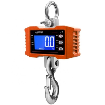 300 Kg Industrial Electronic Crane Scale with Digital LCD Display OEM Steel TCS 100kg 200kg 500kg Hook Hanging Weight Scales